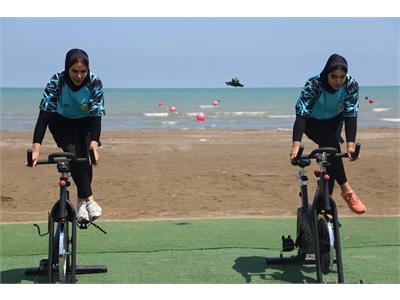 گزارش تصویری رشته دوچرخه ثابت و چرخ‌های سالنی (اسپینینگ) در بخش بانوان