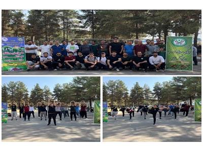 برگزاری طرح ملی ورزش تابستانه و خانواده در پارک شاهد کرمانشاه