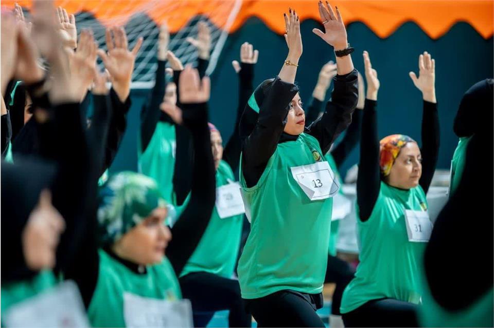 حضور تیم بادی بالانس هیات آمادگی جسمانی استان اردبیل در مسابقات کشوری تعادل طلایی